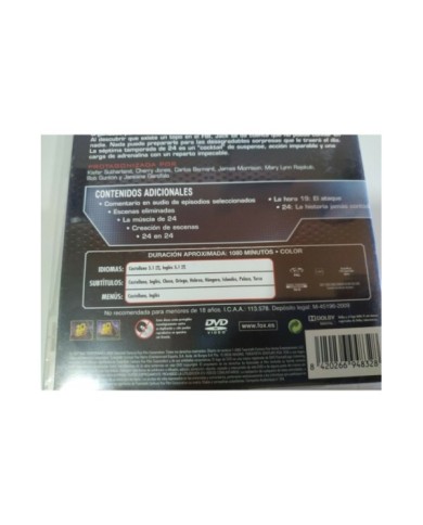 24 Septima Temporada 7 Completa Kiefer Sutherland - 6 x DVD Espa?ol Ingles - 3T