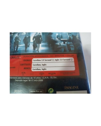 24 Segunda Temporada 1 Completa Kiefer Sutherland - 6 x DVD Espa?ol Ingles - 3T