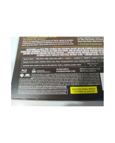 Juego de Tronos Quinta Temporada 5 Completa - BLU-RAY Espa?ol Ingles - 3T