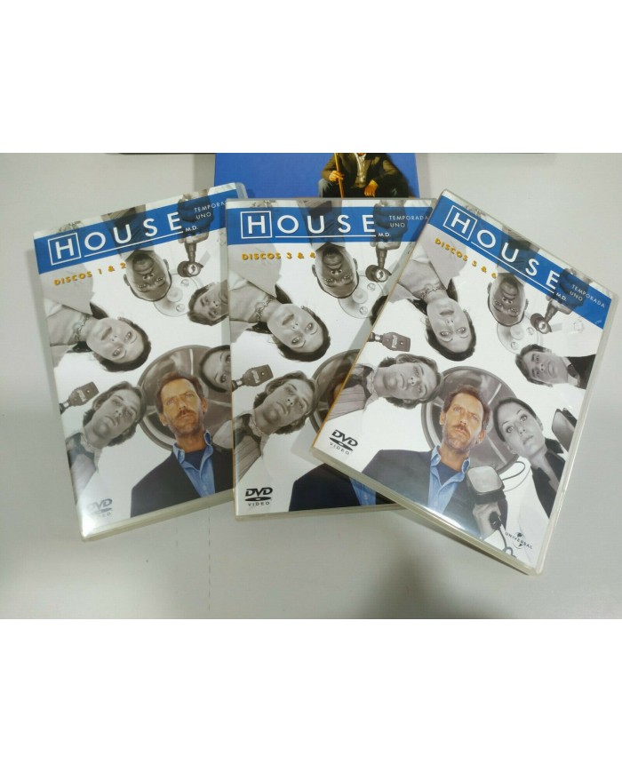 House M.D. Primera Temporada 1 Completa - 6 x DVD Espa?ol Ingles - 3T