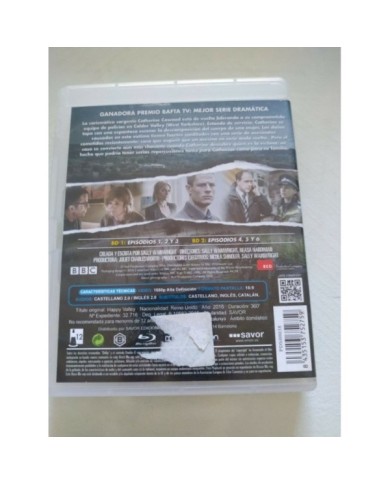Happy Valley Segunda Temporada Completa - Blu-Ray Espa?ol Ingles region 2 - 3T