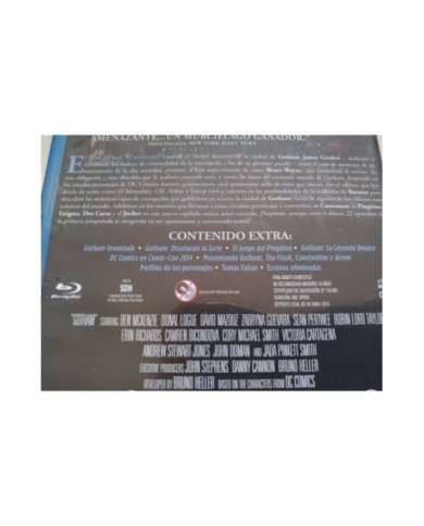 Gotham Primera Temporada 1 Completa - 4 x Blu-Ray Espa?ol Ingles - 3T