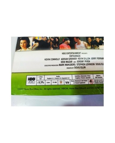 Entourage Tercera Temporada Parte 1 HBO - 3 x DVD Espa?ol Ingles Region 1 - 3T