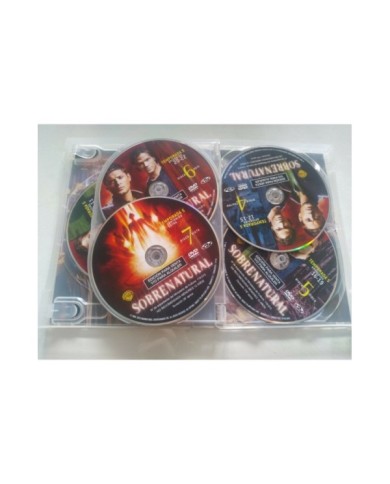 Sobrenatural Quinta Temporada 5 Completa - DVD Espa?ol Ingles Region 2 - 3T