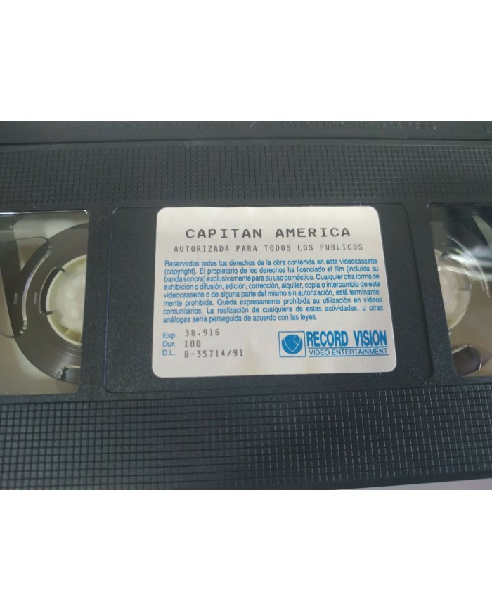 Capitan America Matt Sallinger 1992 - VHS Cinta Tape Espa?ol - 3T