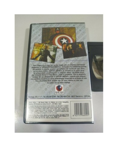 Capitan America Matt Sallinger 1992 - VHS Cinta Tape Espa?ol - 3T