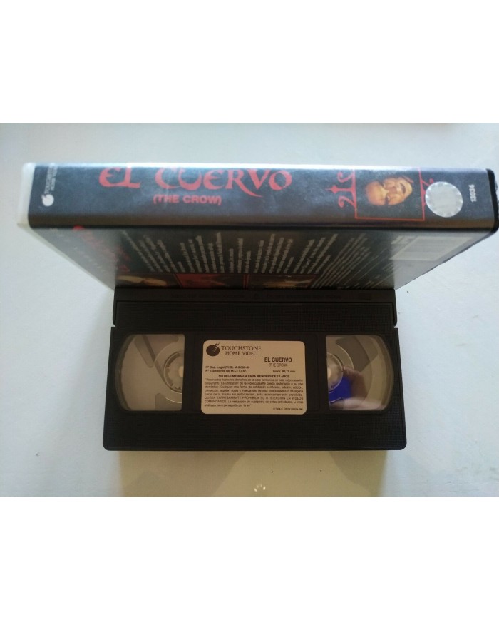 El Cuervo The Crow Brandon Lee Alex Proyas - VHS Cinta Tape Espa?ol - 3T