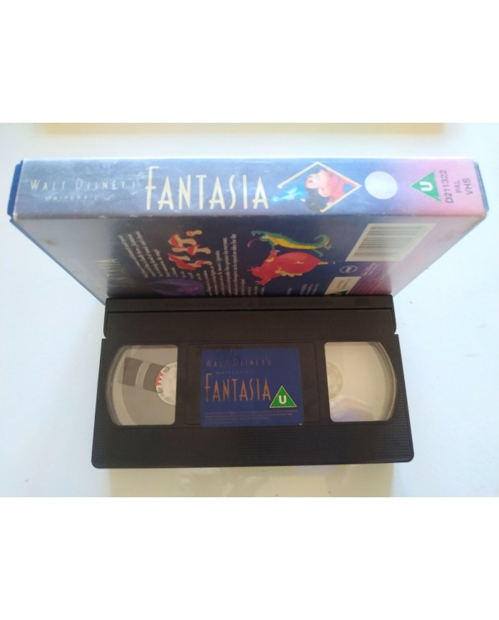 Fantasia Walt Disney Masterpiece UK Edition - VHS Cinta Tape - 3T