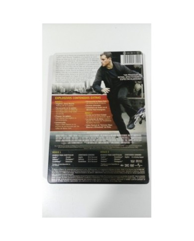 JASON BOURNE EL ULTIMATUM DE BOURNE 2 DVD MATT DAMON STEELBOOK CAJA METALICA AM JASON BOURNE EL ULTIMATUM DE BOURNE 2 DVD MATT DAMON STEELBOOK CAJA METALICA AM