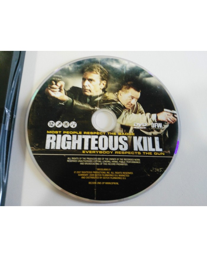 RIGHTEOUS KILL DVD STEELBOOK ENGLISH DEUTSCH GERMAN ED ROBERT DE NIRO AL PACINO