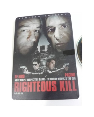 RIGHTEOUS KILL DVD STEELBOOK ENGLISH DEUTSCH GERMAN ED ROBERT DE NIRO AL PACINO RIGHTEOUS KILL DVD STEELBOOK ENGLISH DEUTSCH GERMAN ED ROBERT DE NIRO AL PACINO