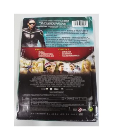HANCOCK - 2 X DVD STEELBOOK WILL SMITH CHARLIZE THERON ESPA?OL ENGLISH - AM HANCOCK - 2 X DVD STEELBOOK WILL SMITH CHARLIZE THERON ESPA?OL ENGLISH - AM