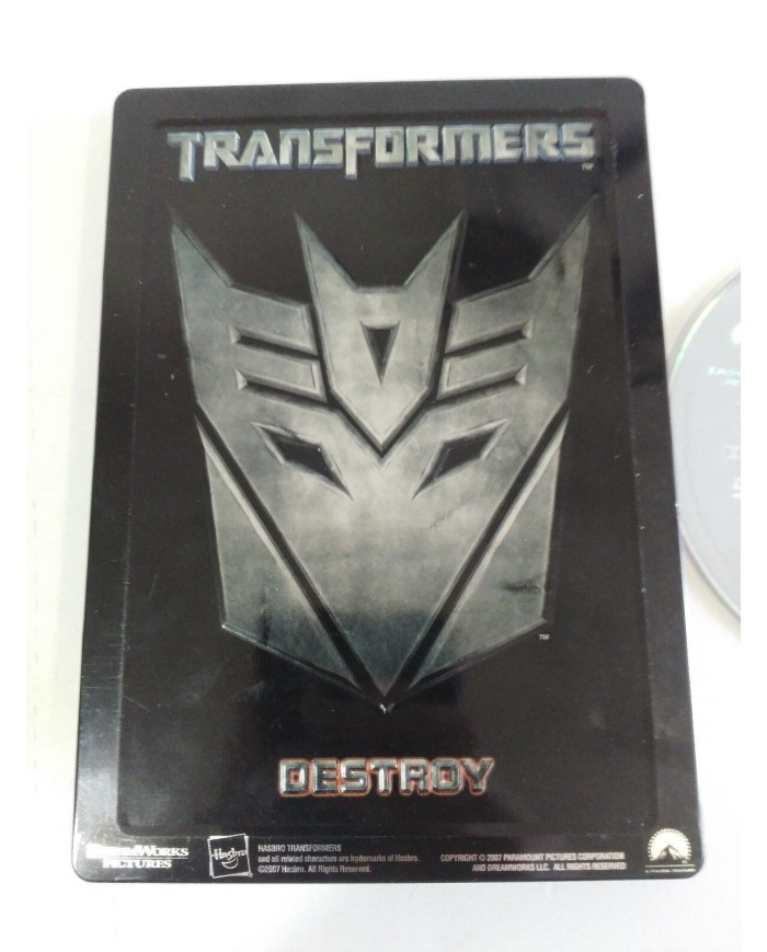 TRANSFORMERS I PROTECT DESTROY 2007 - DVD STEELBOOK HASBRO CASTELLANO ENGLISH AM
