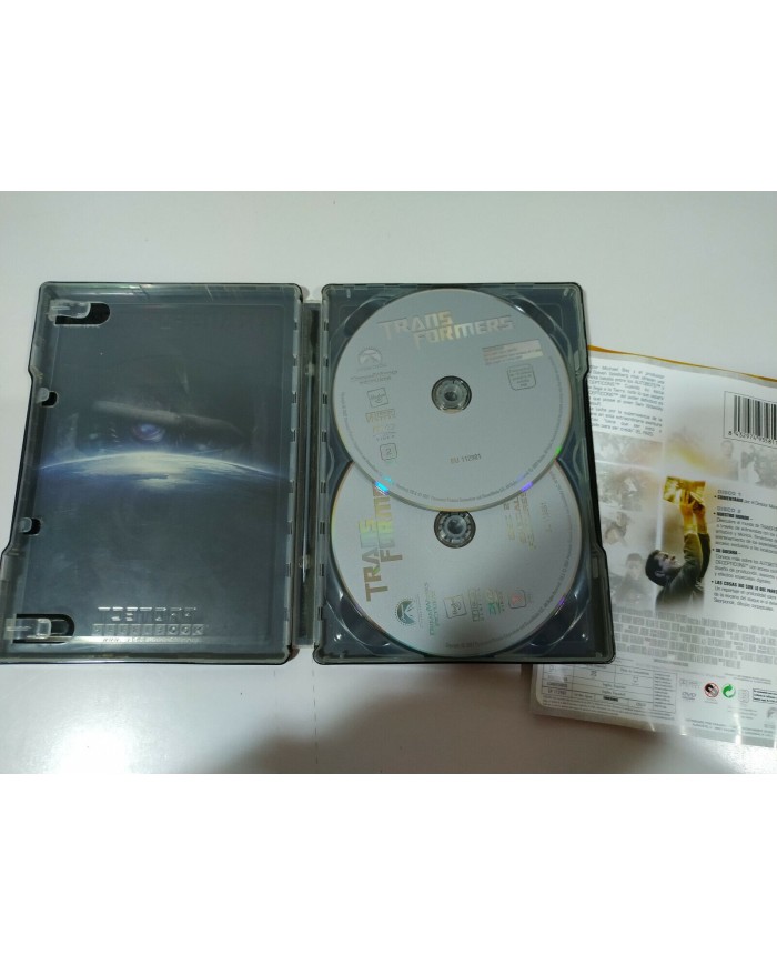 TRANSFORMERS I PROTECT DESTROY 2007 - DVD STEELBOOK HASBRO CASTELLANO ENGLISH AM