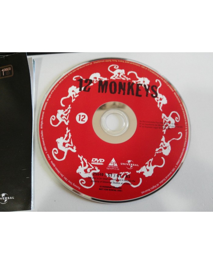12 MONOS TWELVE MONKEYS BRAD PITT BRUCE WILLIS DVD STEELBOOK ESPA?OL ENGLISH AM