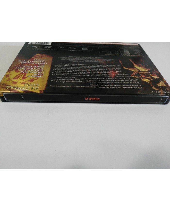 12 MONOS TWELVE MONKEYS BRAD PITT BRUCE WILLIS DVD STEELBOOK ESPA?OL ENGLISH AM