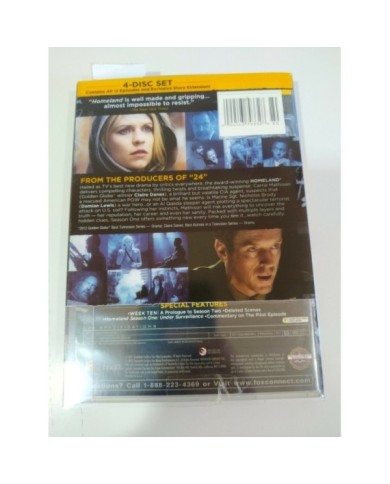 Homeland The Complete First Season - 4 x DVD Ingles - 3T