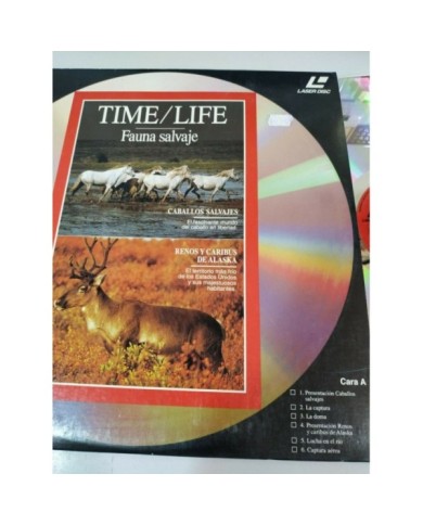 Time Life Caballos Salvajes Renos Caribus Alaska Carnero Rocosas LASERDISC LD 2T Time Life Caballos Salvajes Renos Caribus Alaska Carnero Rocosas LASERDISC LD 2T