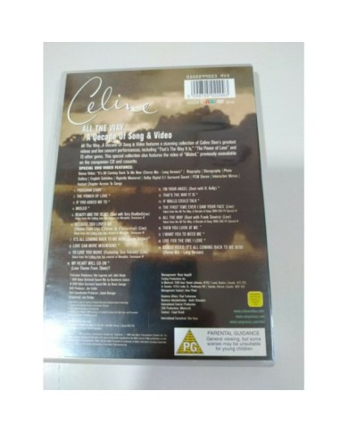 CELINE DION - ALL THE WAY...A DECADE OF SONG & VIDEO - DVD - AM
