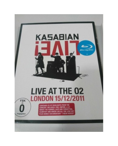 Kasabian Live ! Live at the O2 London 15/12/2011 Blu-ray + CD Region all - AM