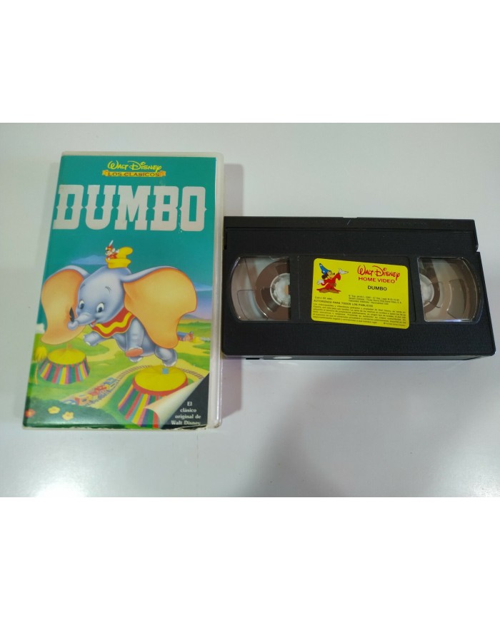 DUMBO VHS CINTA TAPE LOS CLASICOS DE WALT DISNEY ESPA?A CASTELLANO - 4T
