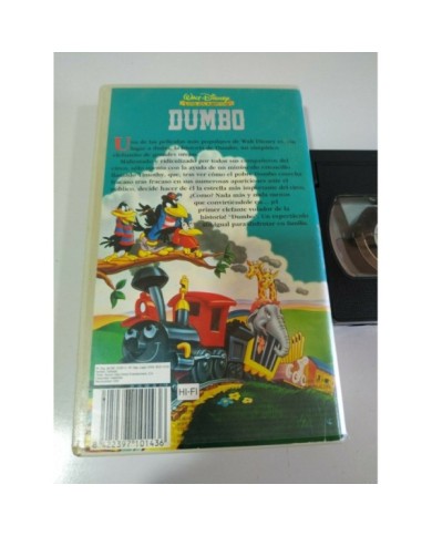 DUMBO VHS CINTA TAPE LOS CLASICOS DE WALT DISNEY ESPA?A CASTELLANO - 4T