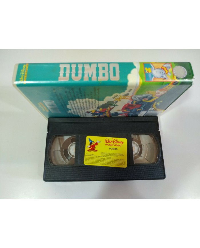 DUMBO VHS CINTA TAPE LOS CLASICOS DE WALT DISNEY ESPA?A CASTELLANO - 4T