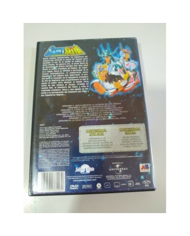 Saint Seiya Los Caballeros del Zodiaco Vol I Episodios 1-8 - - 2 x DVD - 3T