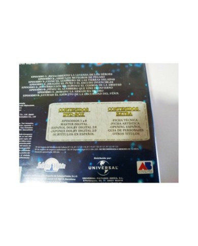 Saint Seiya Los Caballeros del Zodiaco Vol I Episodios 1-8 - - 2 x DVD - 3T