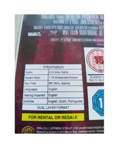 Smallville The Complete Fifth Season - 6 x DVD Ingles Aleman Region 2 - 3T