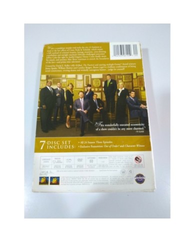 Boston Legal Season Three 3 Completa - 7 x DVD Ingles Region 1 - 3T