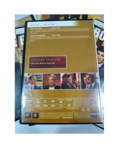 Boston Legal Season Three 3 Completa - 7 x DVD Ingles Region 1 - 3T