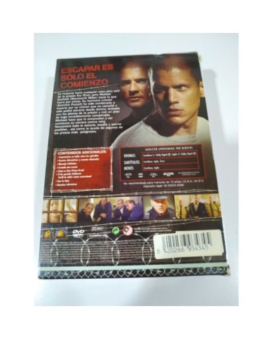 Prison Break Primera Temporada 1 Completa - 6 x DVD + Extras Espa?ol Ingles - 3T