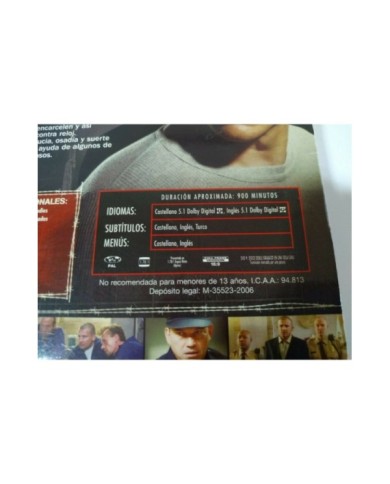 Prison Break Primera Temporada 1 Completa - 6 x DVD + Extras Espa?ol Ingles - 3T