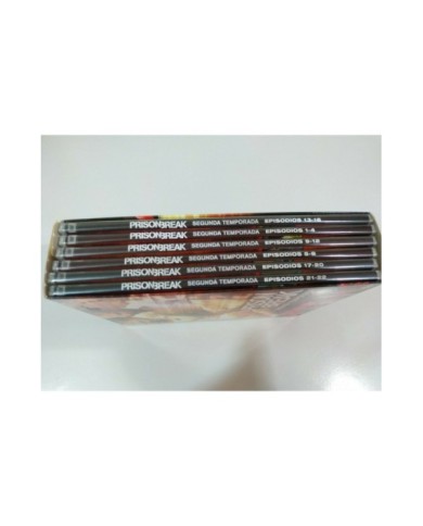 Prison Break Segunda Temporada 2 Completa - 6 x DVD + Extras Espa?ol Ingles - 3T