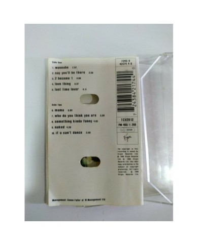 SPICE GIRLS - SPICE 1996 VIRGIN Spain Edition - Cinta Tape Cassette - 3T