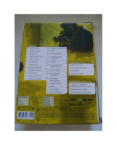 CSI Miami The Complete Fourth Season - 6 x DVD Ingles Portugues Region 2 - 2T