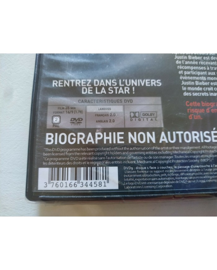 Justin Bieber C?Est Mon Univers Collector - DVD Ingles Frances Am
