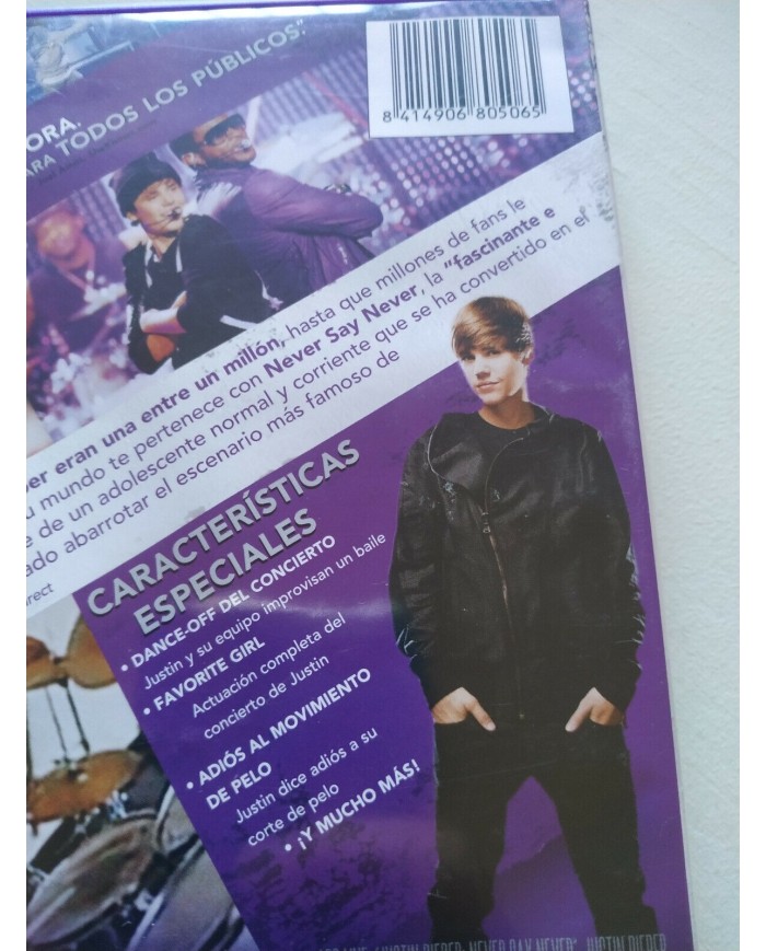 Justin Bieber Never Say Never Director?s Fan Cut - DVD Espa?ol Ingles Am