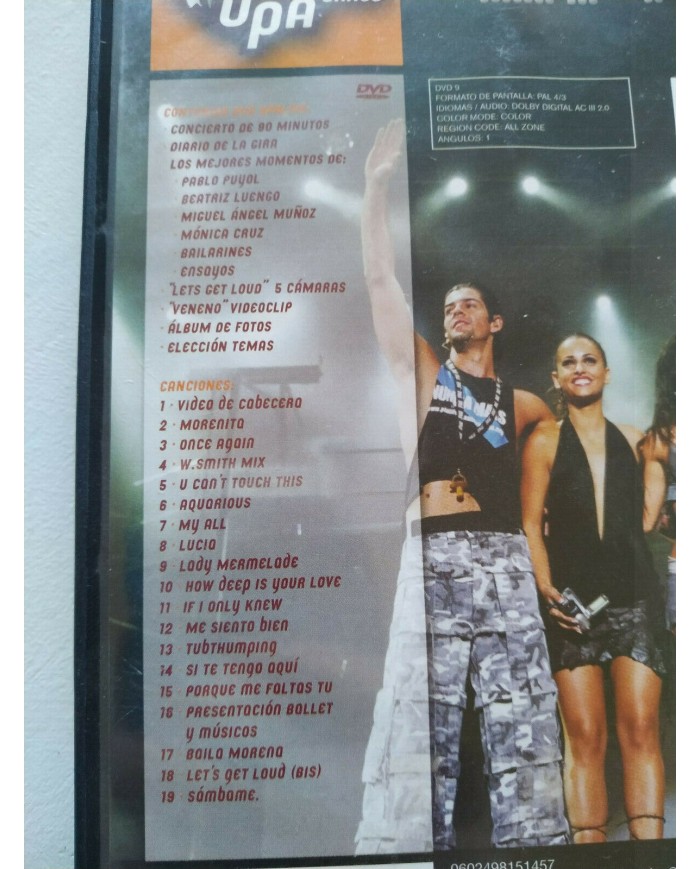 Un Paso Adelante UPA Dance Live Gira 2003 - DVD Am