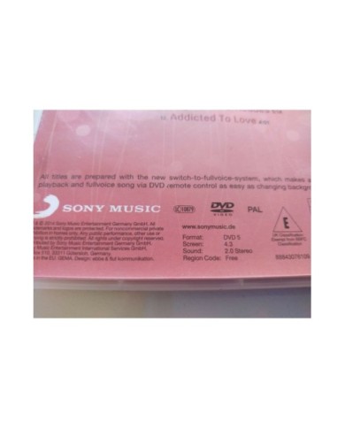 Karaoke Love Songs Nikita This Love Back For Good 2014 - DVD Am