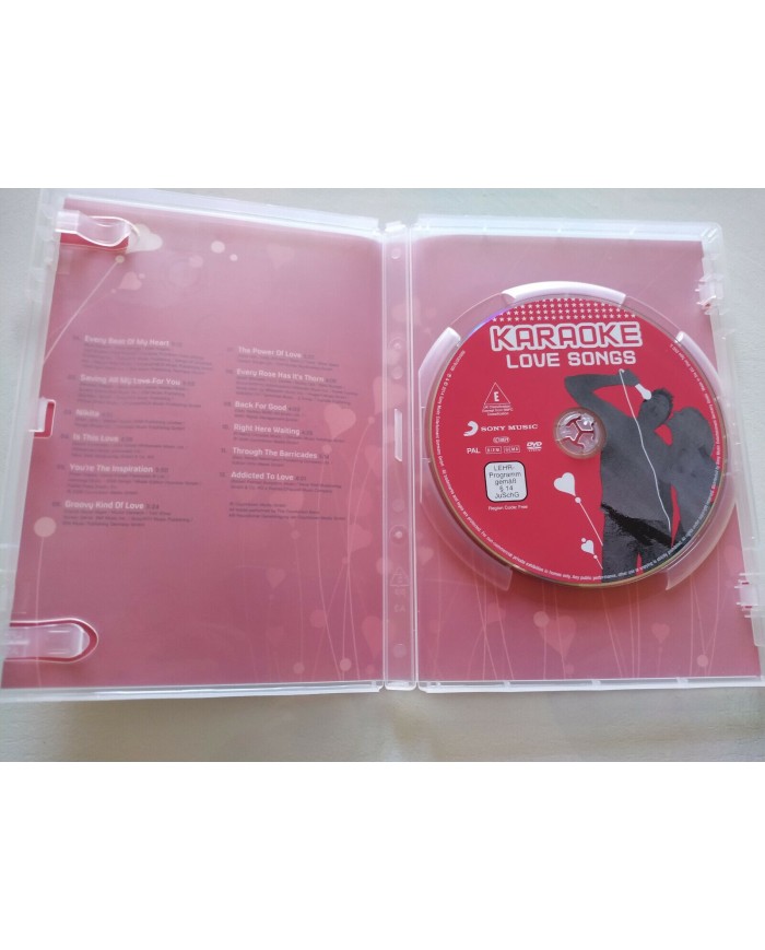 Karaoke Love Songs Nikita This Love Back For Good 2014 - DVD Am