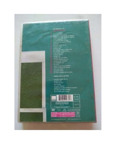 Alejandro Sanz Los Videos 91-04 WEA Region All 2004 - DVD