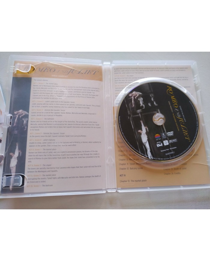 Romeo And Juliet Prokofiev Royal Ballet Coven Garden NTSC Region 2-5 - DVD Am