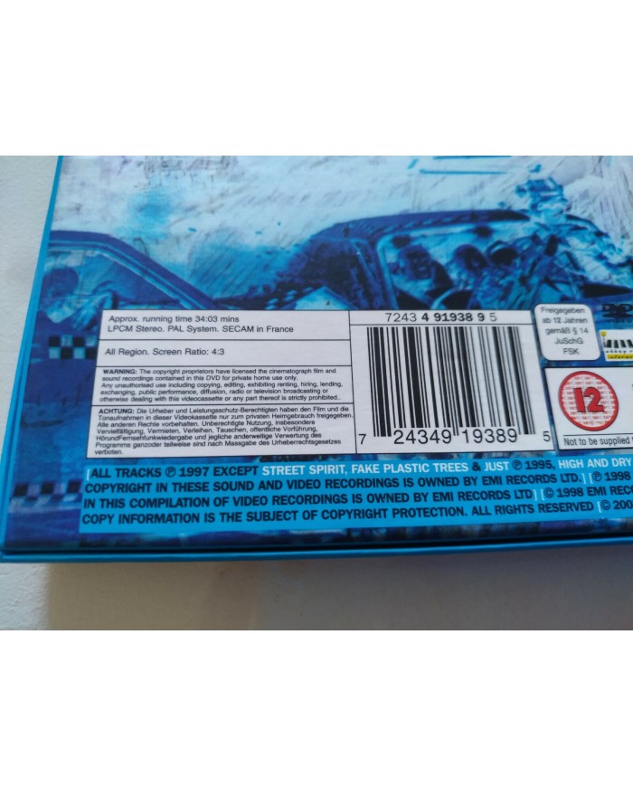 Radiohead 7 Television Commercials 1995 EMI Region 2 - DVD Am