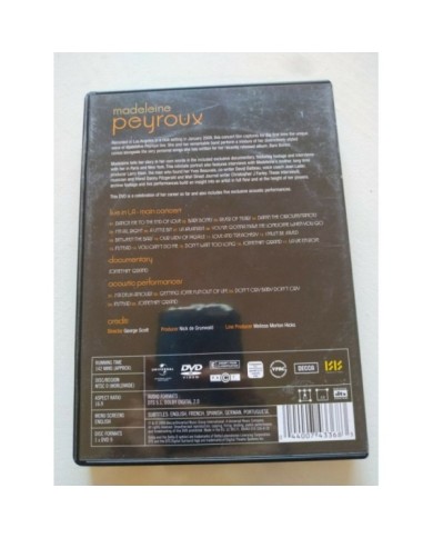 Madeleine Peyroux Somethin Grand Live 2009 in L.A. DECCA NTSC Region 0 - DVD 3T