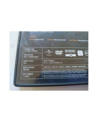 Madeleine Peyroux Somethin Grand Live 2009 in L.A. DECCA NTSC Region 0 - DVD 3T