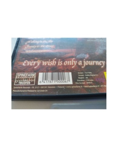 Nightwish From Wishes To Eternity Live Region All 2001 Finland Edition - DVD Am