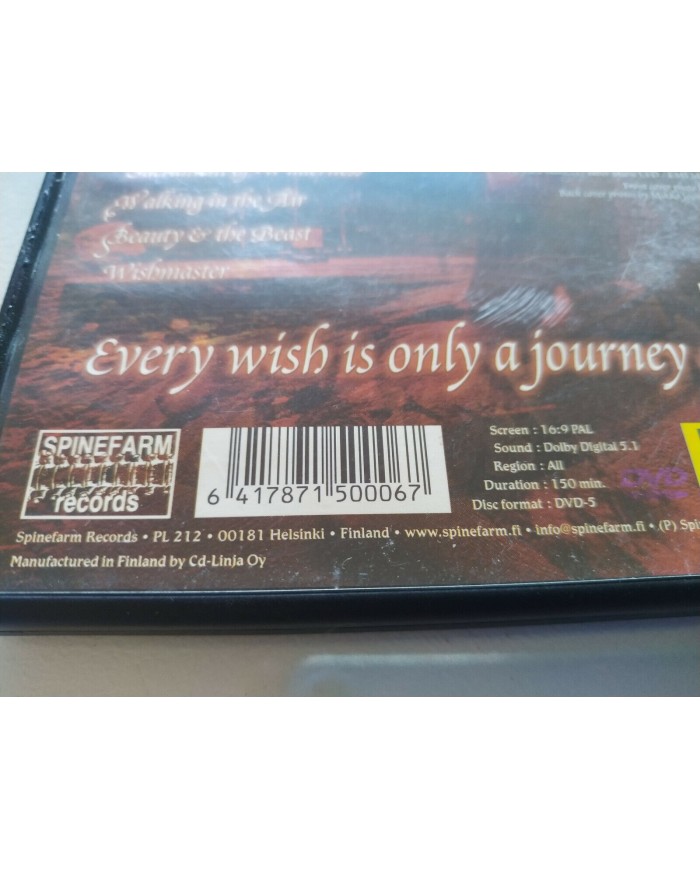 Nightwish From Wishes To Eternity Live Region All 2001 Finland Edition - DVD Am