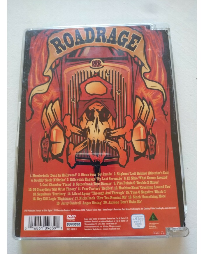 Roadrage  Killswitch Engage Soulfly Nickelback Stone Sour 2002 - DVD Am